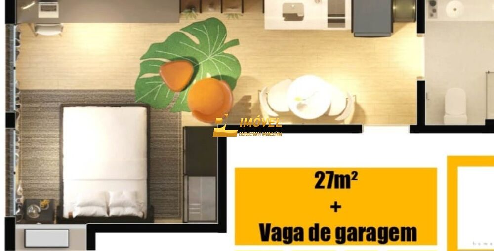 Apartamento, 1 quarto, 25 m² - Foto 3
