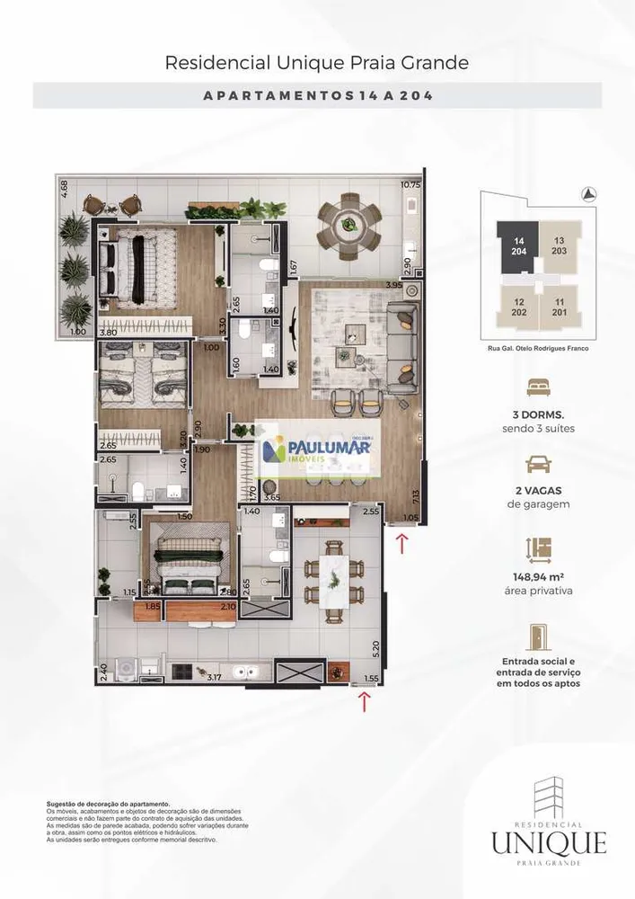 Apartamento, 3 quartos, 148 m² - Foto 6