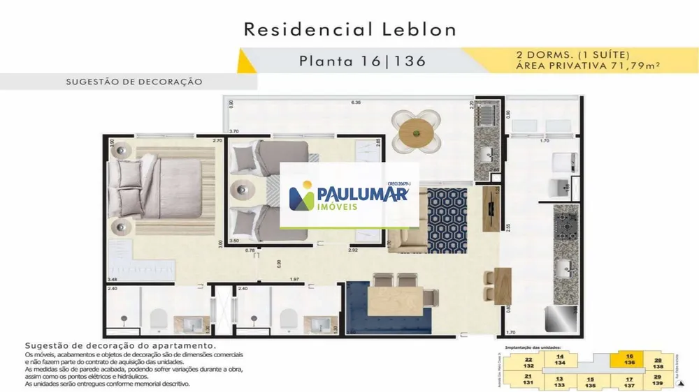 Apartamento, 2 quartos, 71 m² - Foto 6