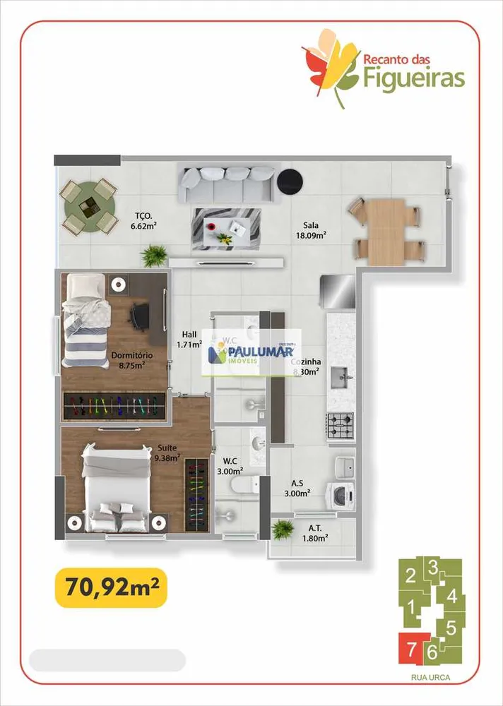 Apartamento, 2 quartos, 65 m² - Foto 4