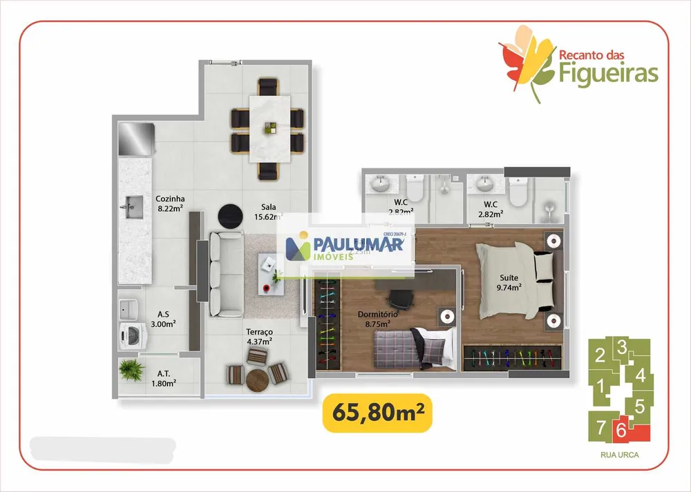 Apartamento, 2 quartos, 65 m² - Foto 5