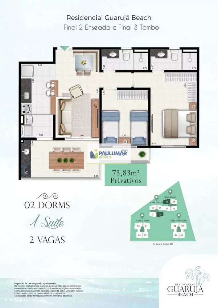 Apartamento, 2 quartos, 73 m² - Foto 8