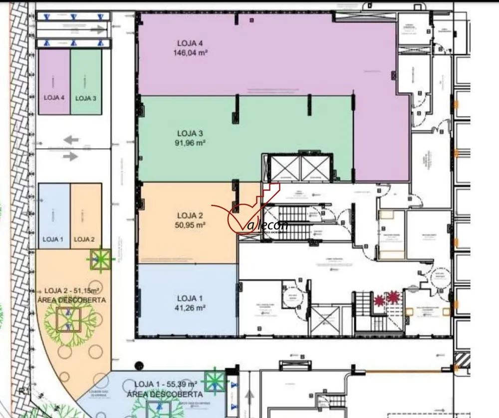 Loja-Salão, 96 m² - Foto 1