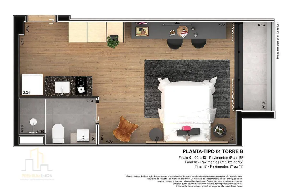 Apartamento, 1 quarto, 29 m² - Foto 4