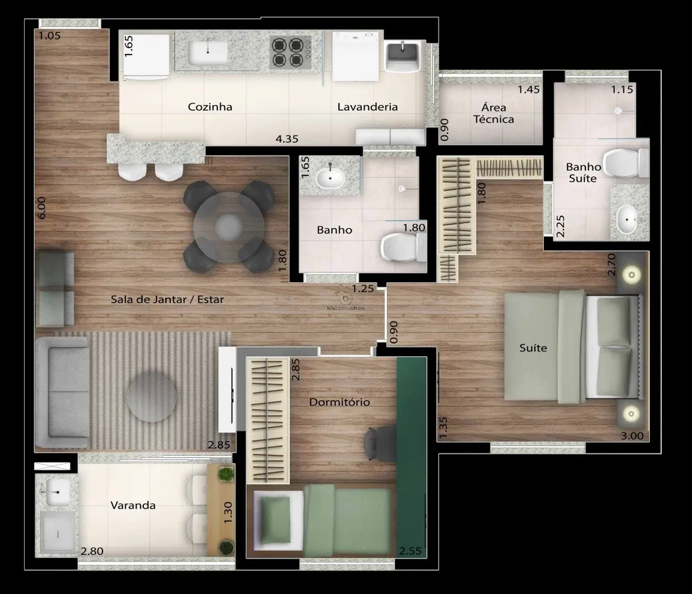 Apartamento, 2 quartos, 67 m² - Foto 16
