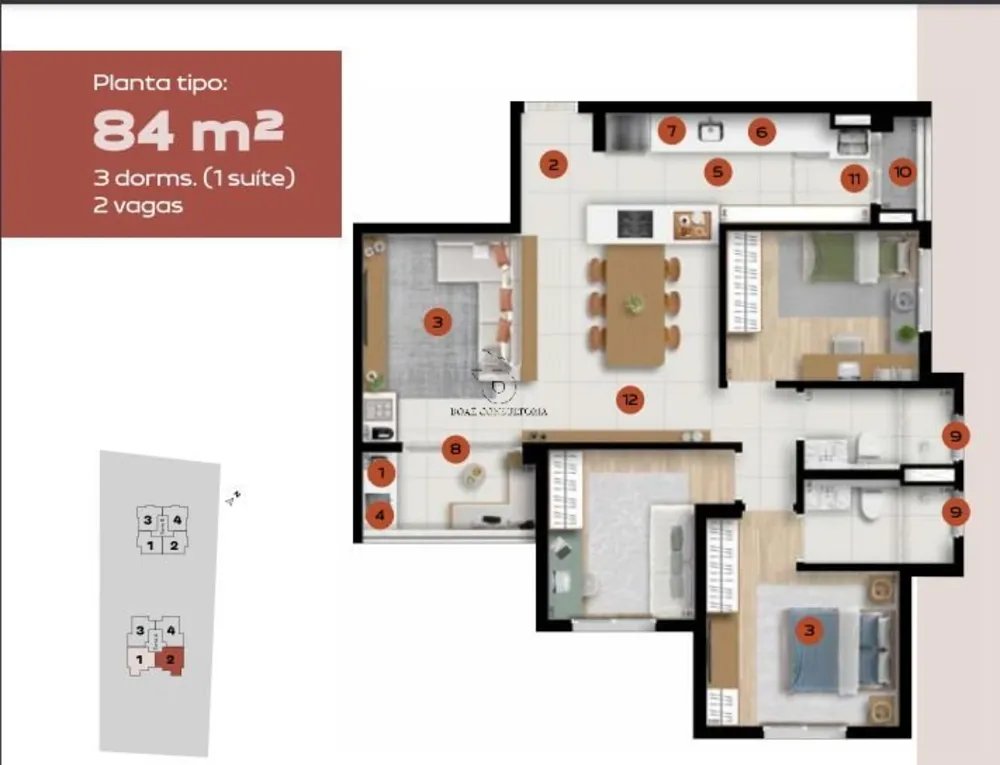 Apartamento, 2 quartos, 65 m² - Foto 37