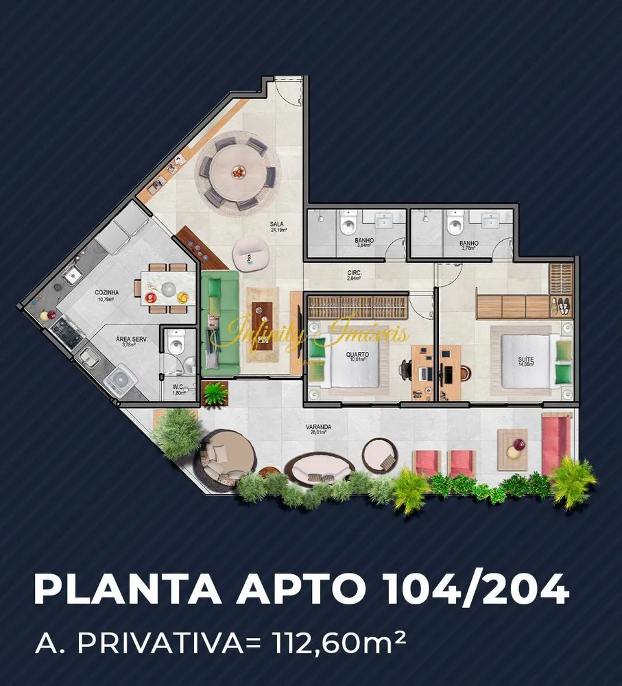 Apartamento, 2 quartos, 112 m² - Foto 42