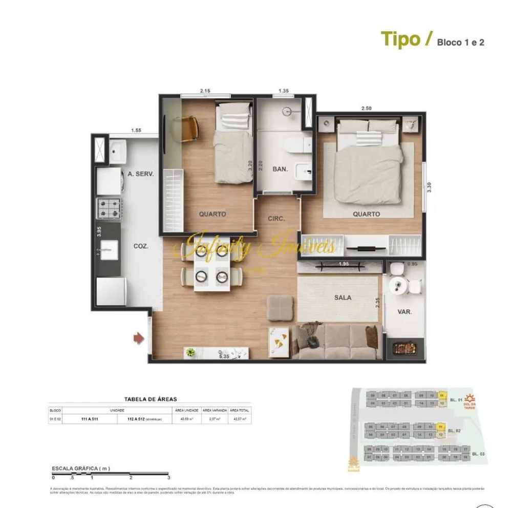 Apartamento, 2 quartos, 50 m² - Foto 32