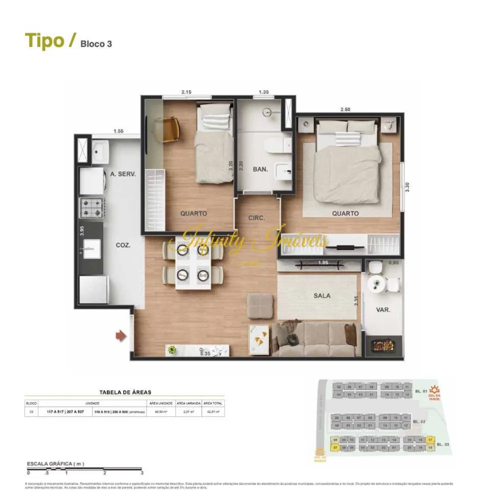 Apartamento, 2 quartos, 50 m² - Foto 29