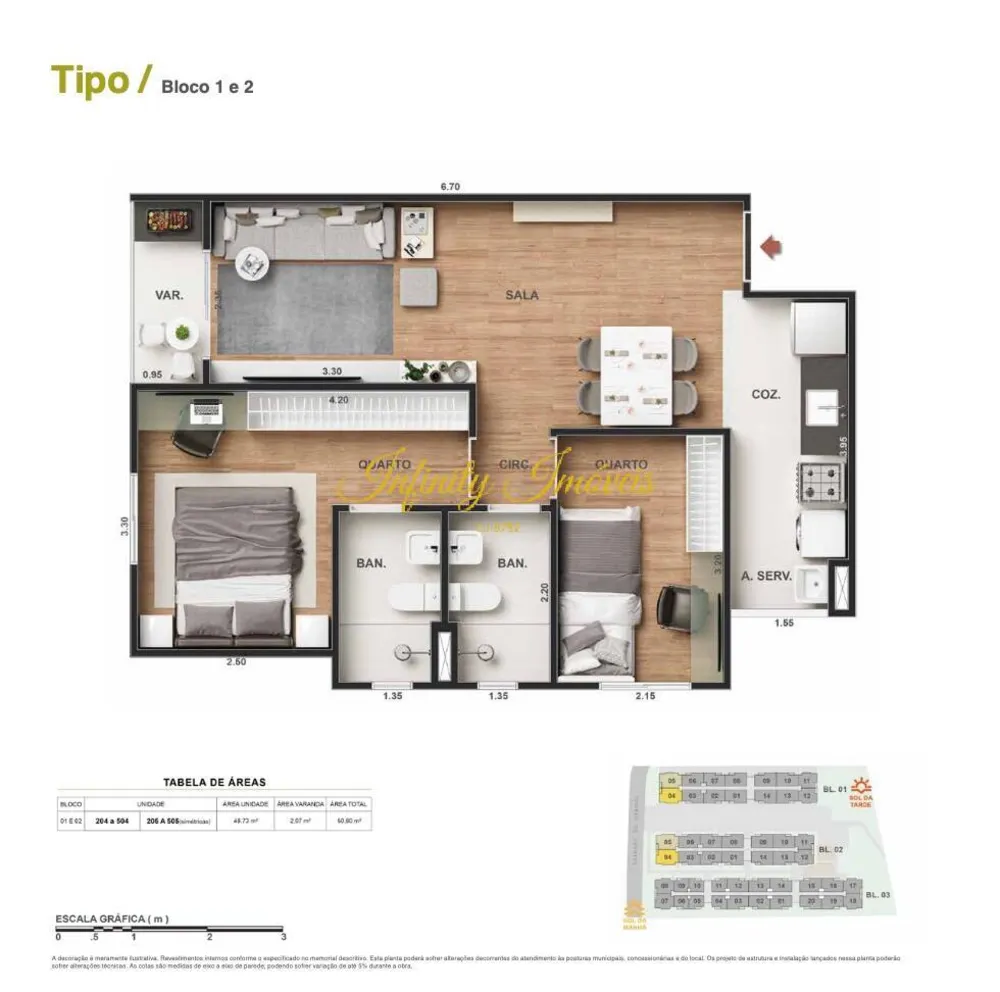 Apartamento, 2 quartos, 50 m² - Foto 30