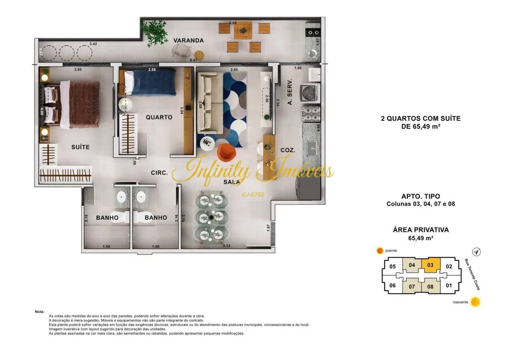 Apartamento, 2 quartos, 65 m² - Foto 34
