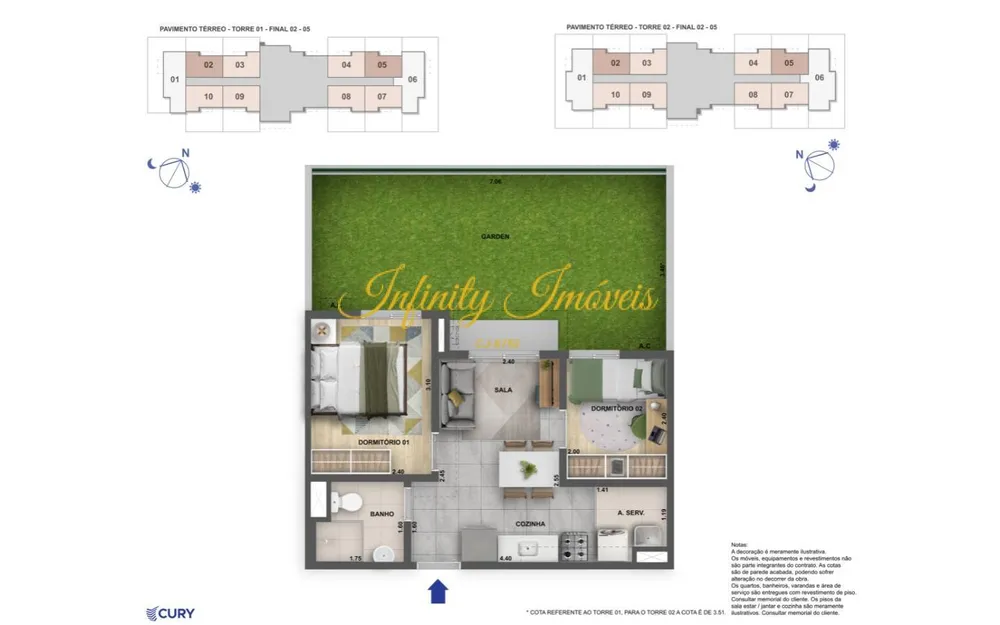 Apartamento, 2 quartos, 36 m² - Foto 21