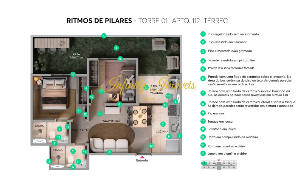 Apartamento, 2 quartos, 41 m² - Foto 14