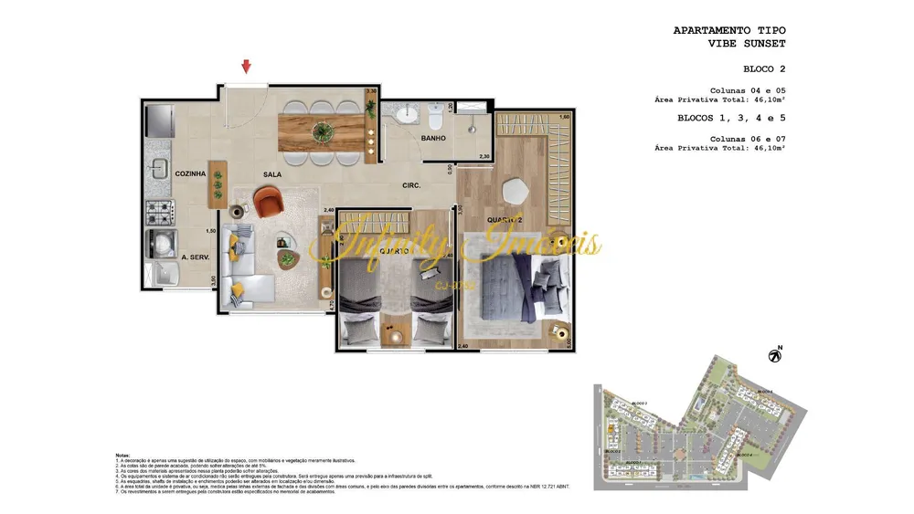 Apartamento, 3 quartos, 56 m² - Foto 21