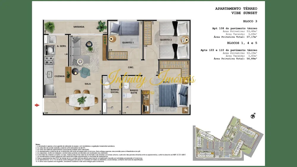 Apartamento, 3 quartos, 56 m² - Foto 30