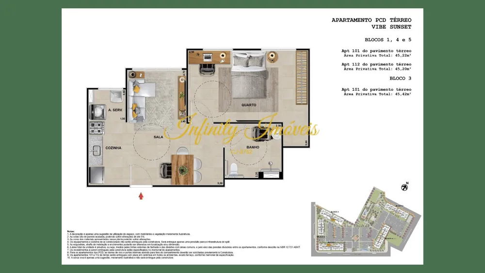 Apartamento, 3 quartos, 56 m² - Foto 33
