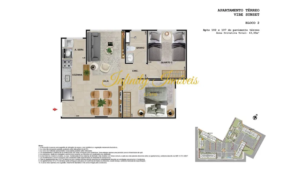Apartamento, 3 quartos, 56 m² - Foto 26