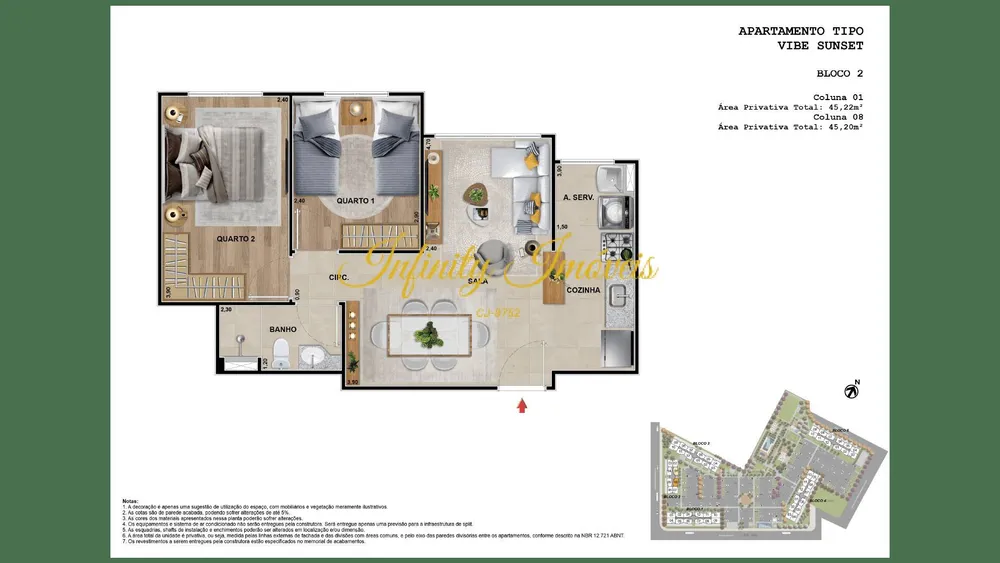 Apartamento, 3 quartos, 56 m² - Foto 31