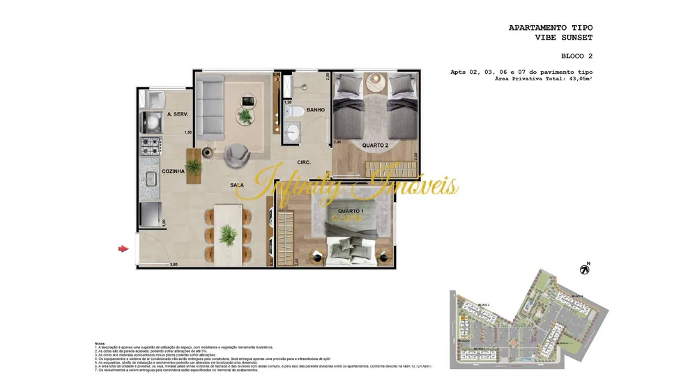 Apartamento, 3 quartos, 56 m² - Foto 27