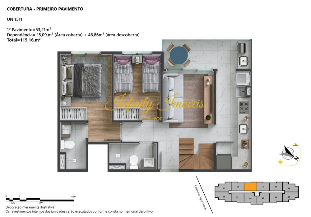 Cobertura, 2 quartos, 114 m² - Foto 35