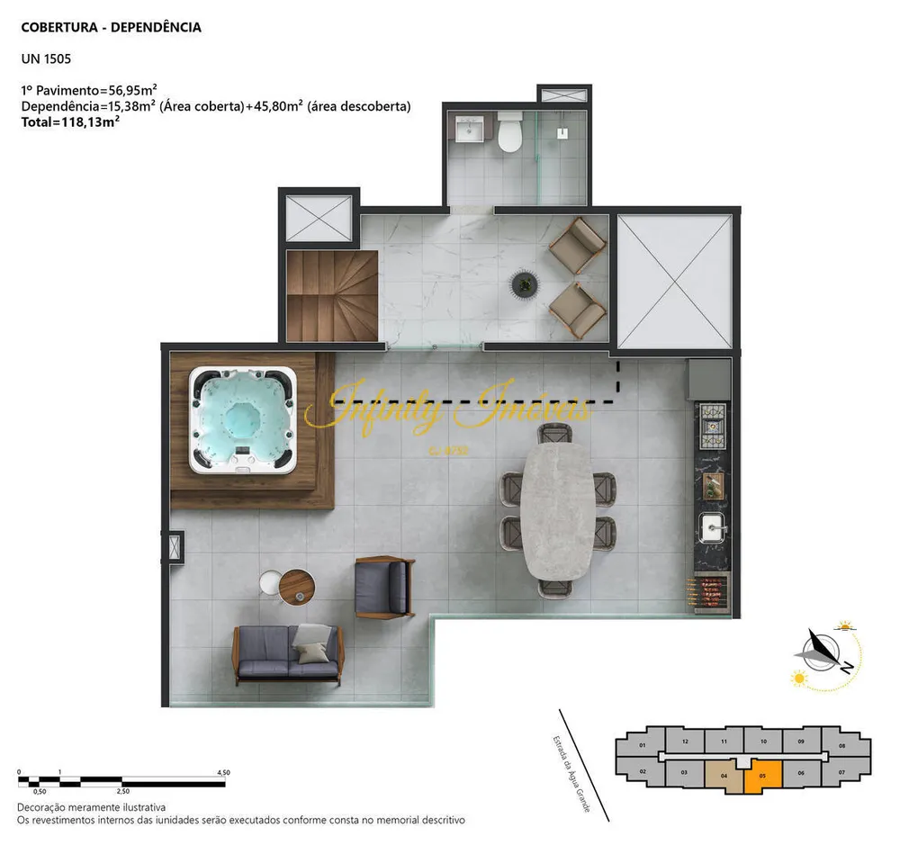 Cobertura, 2 quartos, 114 m² - Foto 26