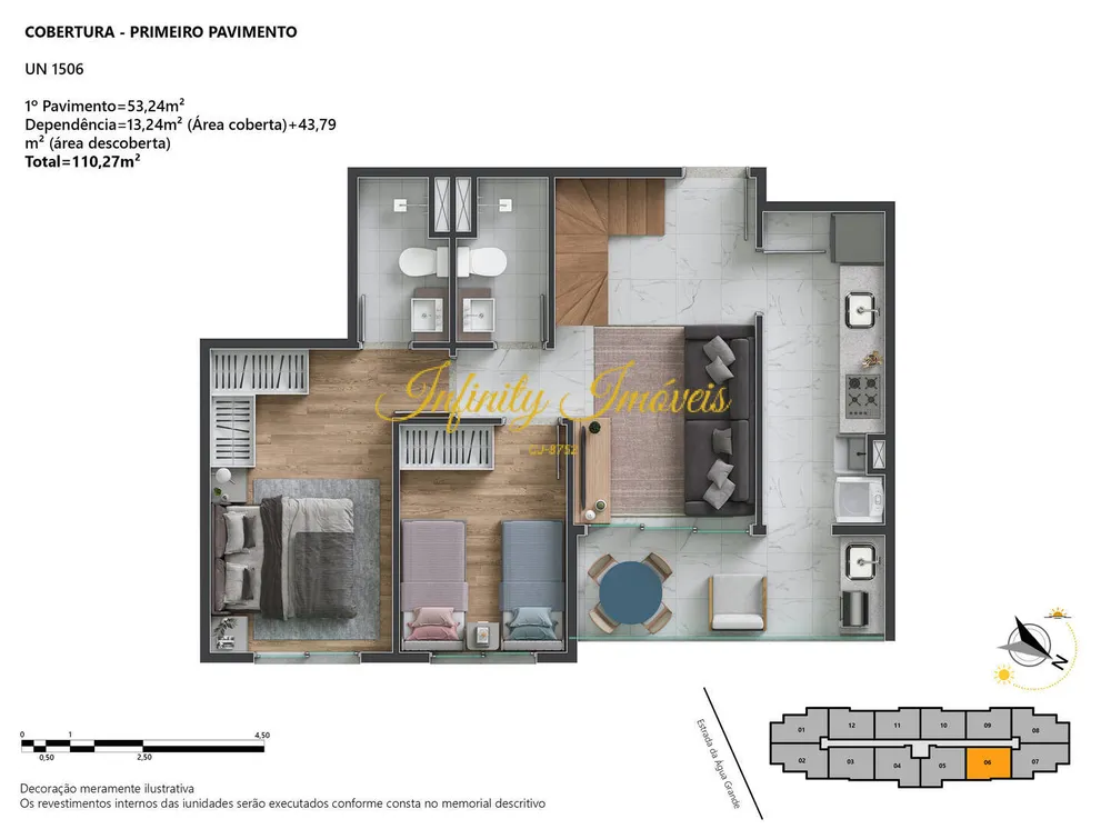 Cobertura, 2 quartos, 114 m² - Foto 22