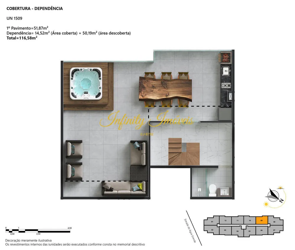 Cobertura, 2 quartos, 114 m² - Foto 30