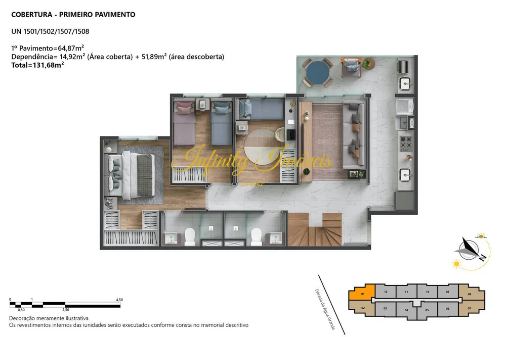 Cobertura, 2 quartos, 114 m² - Foto 37