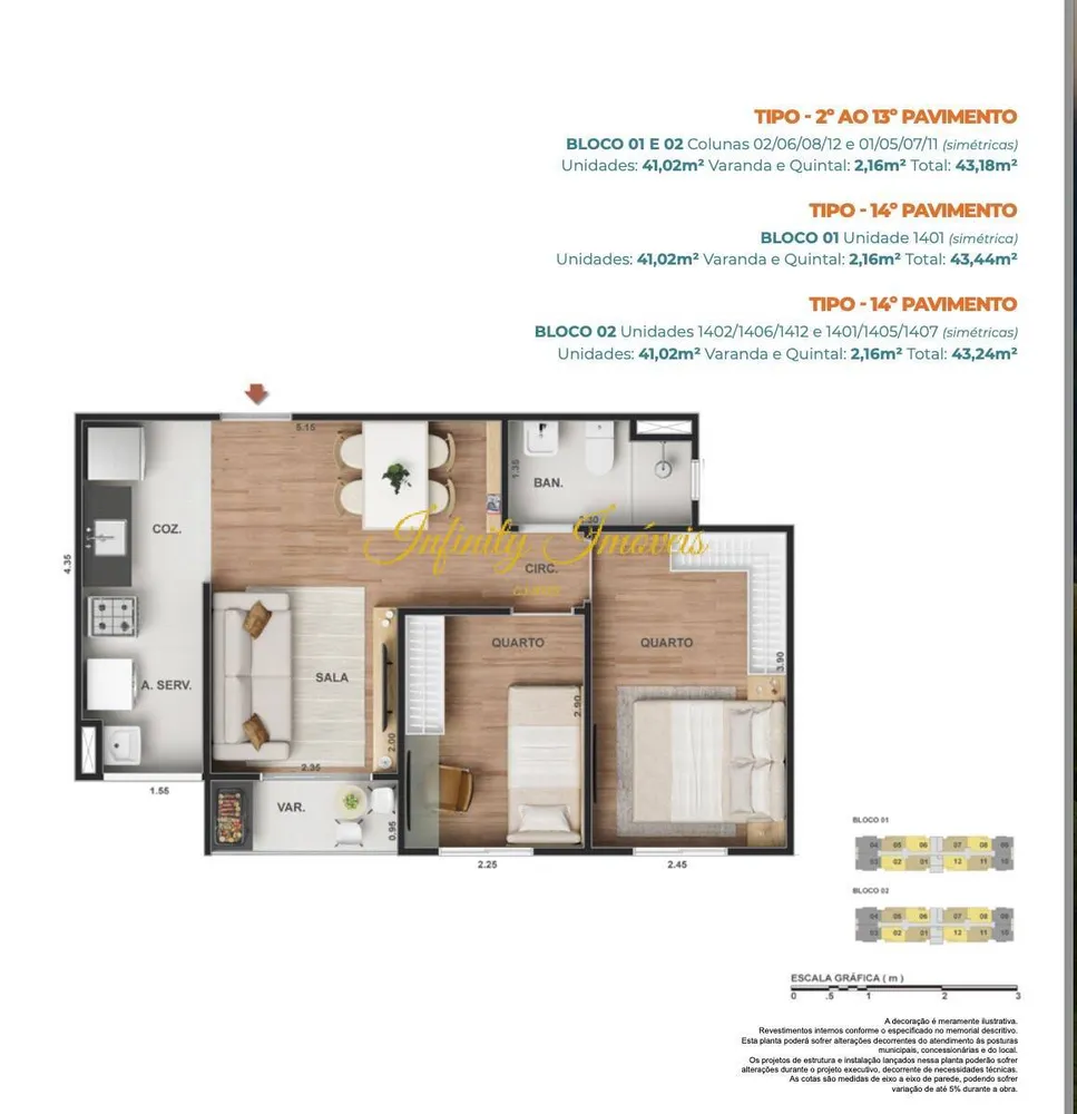 Cobertura, 2 quartos, 103 m² - Foto 33