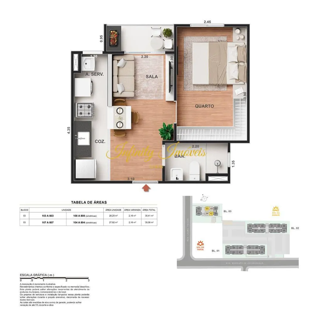 Apartamento, 1 quarto, 30 m² - Foto 19