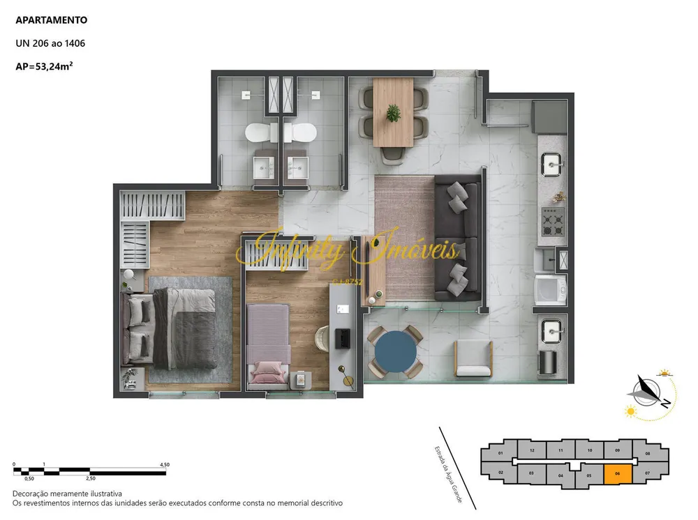 Apartamento, 2 quartos, 56 m² - Foto 25