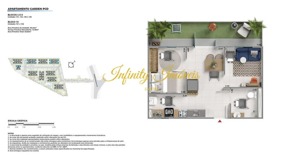 Apartamento, 2 quartos, 48 m² - Foto 24