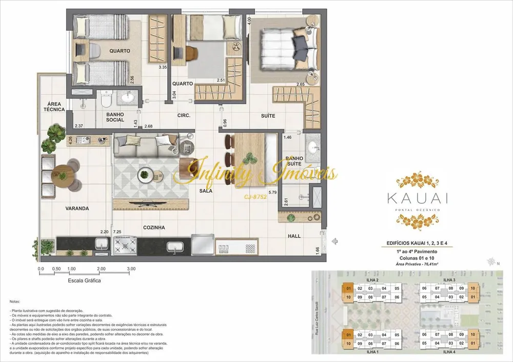 Apartamento, 3 quartos, 74 m² - Foto 5