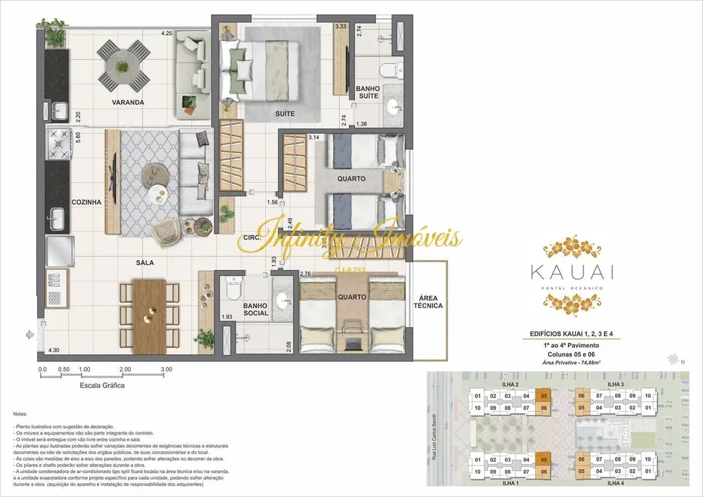 Apartamento, 3 quartos, 74 m² - Foto 17