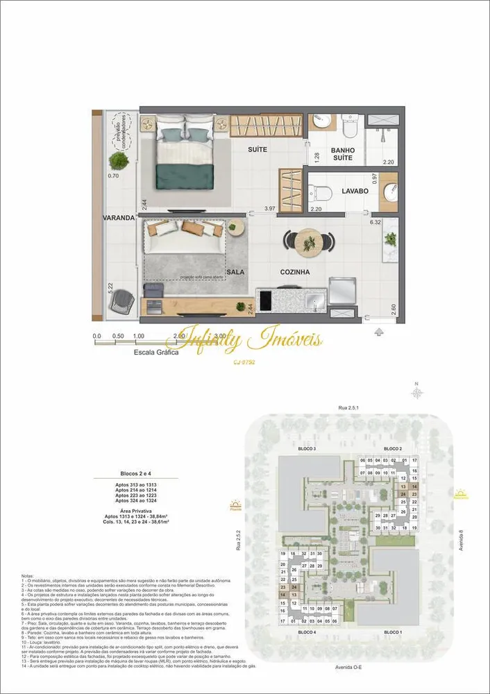 Apartamento, 1 quarto, 33 m² - Foto 43