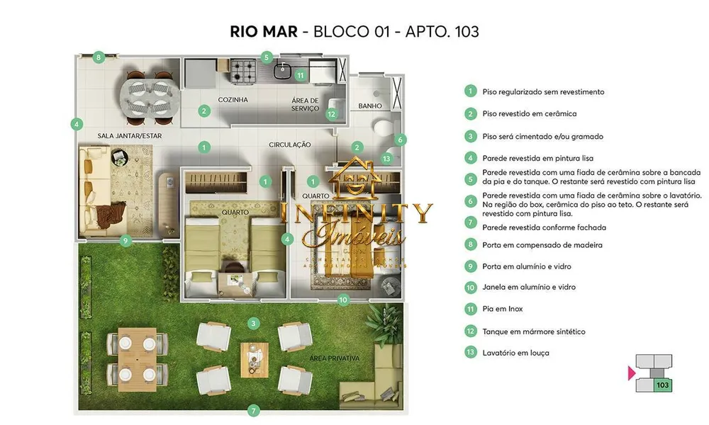 Apartamento, 2 quartos, 65 m² - Foto 9