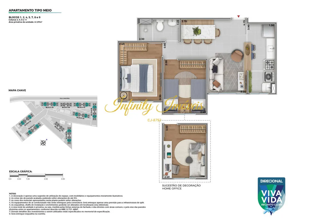 Apartamento, 2 quartos, 41 m² - Foto 9