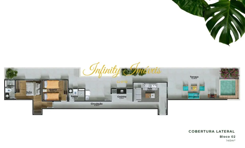 Apartamento, 2 quartos, 140 m² - Foto 12