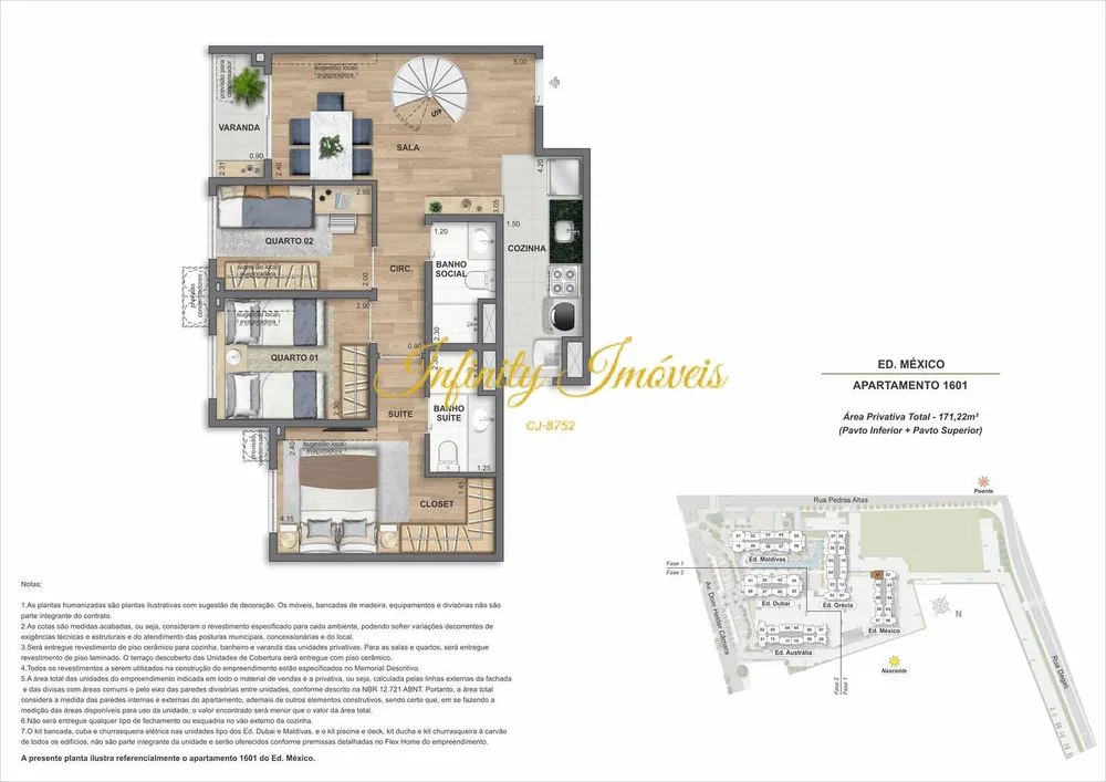 Cobertura, 3 quartos, 123 m² - Foto 69