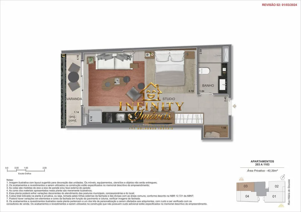 Apartamento, 2 quartos, 56 m² - Foto 13