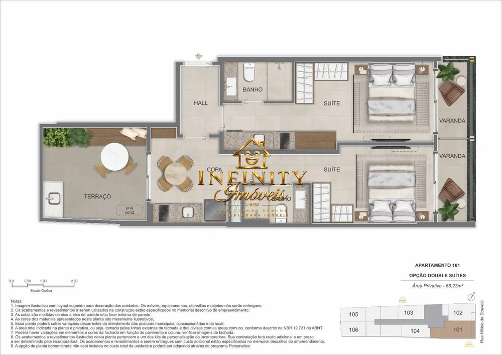 Apartamento, 2 quartos, 56 m² - Foto 14