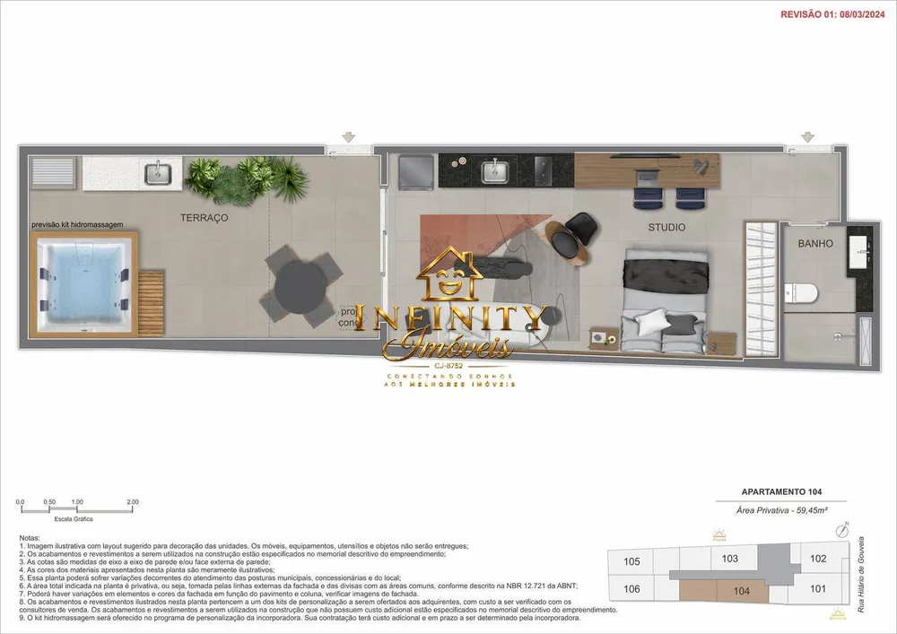 Apartamento, 2 quartos, 56 m² - Foto 12