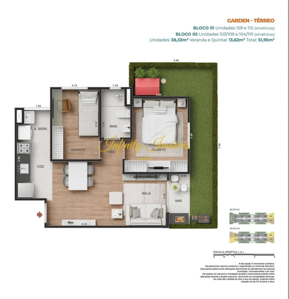 Apartamento, 2 quartos, 43 m² - Foto 22