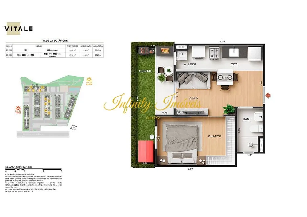Apartamento, 1 quarto, 36 m² - Foto 27