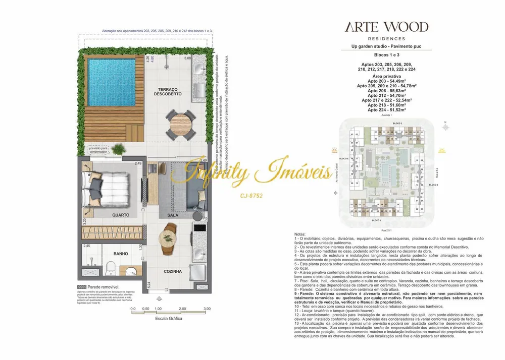 Apartamento, 1 quarto, 54 m² - Foto 74