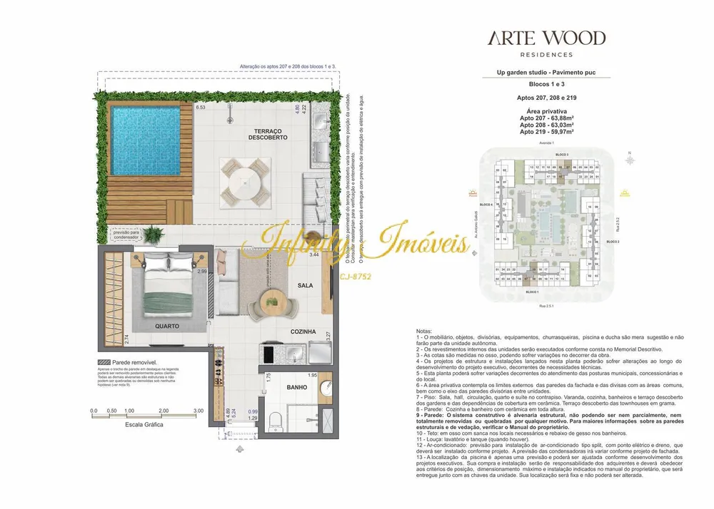 Apartamento, 1 quarto, 54 m² - Foto 73