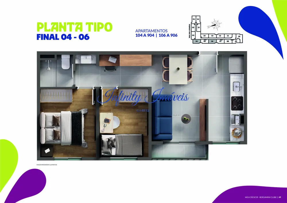 Apartamento, 2 quartos, 41 m² - Foto 48