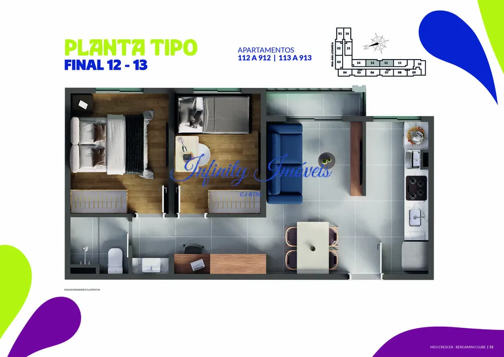 Apartamento, 2 quartos, 41 m² - Foto 52