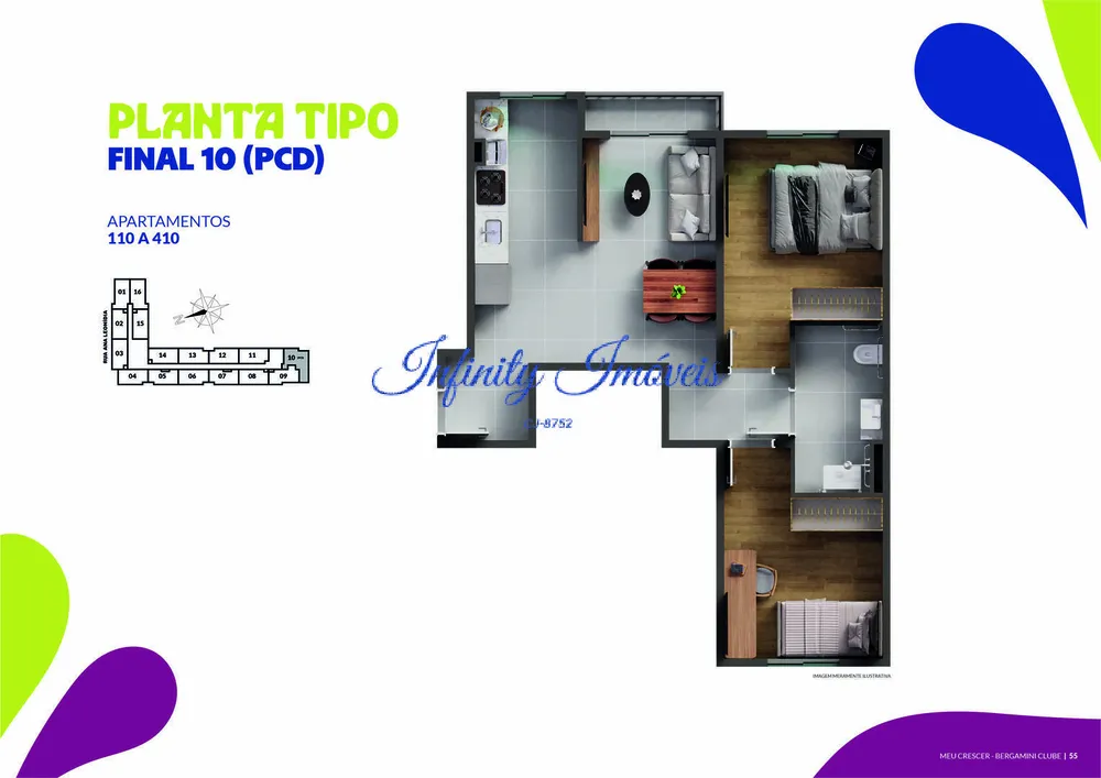 Apartamento, 2 quartos, 41 m² - Foto 53