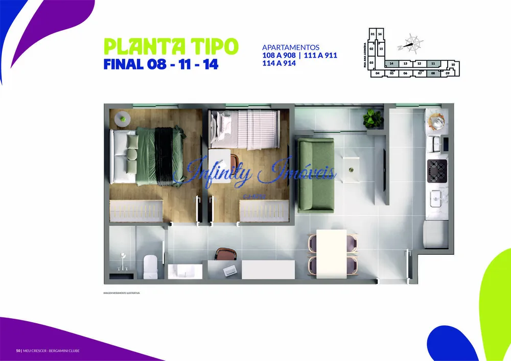 Apartamento, 2 quartos, 41 m² - Foto 50